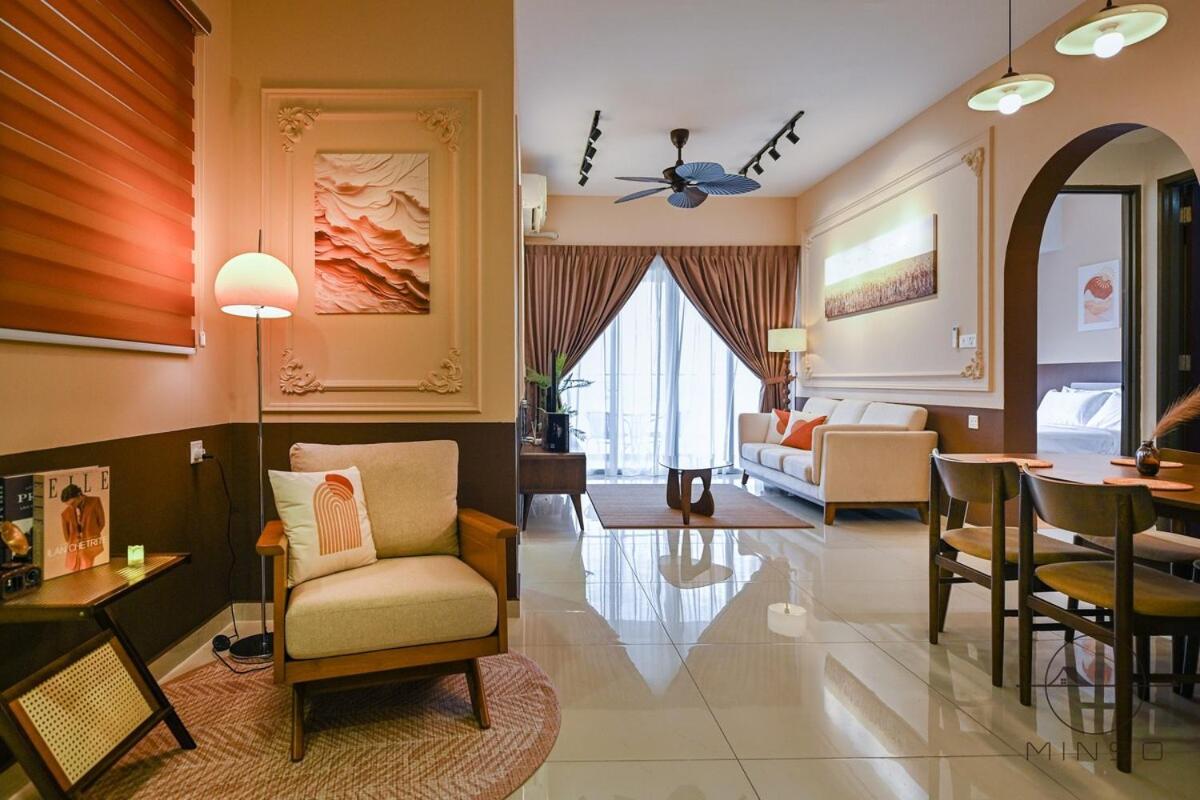 Kingsbay B #5Pax #Vintagewood #Highfloor Apartment Johor Bahru Exterior photo